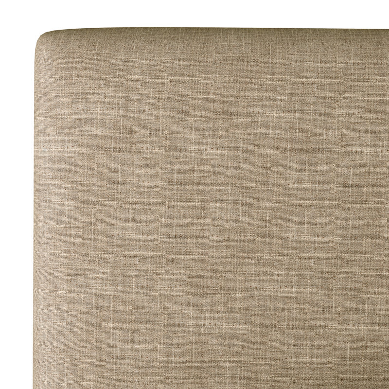 Tête de lit tapissier Eisley, Double, Lin naturel texturé Zuma