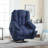 Microfiber/Microsuede and Wood Frame Power Lift Recliner with Heated Massage -1921244519