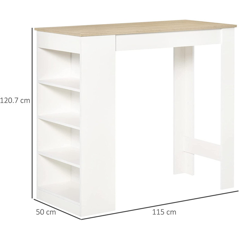 Fiorot Bar Table, Natural