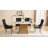 Velvet Upholstered Dining Chair with Wood Legs-683354871-683354867-683354876