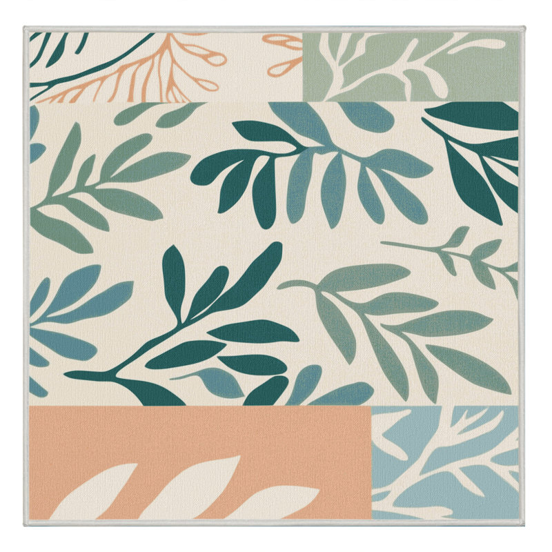 Tranquil Vines Rug, Square 7'