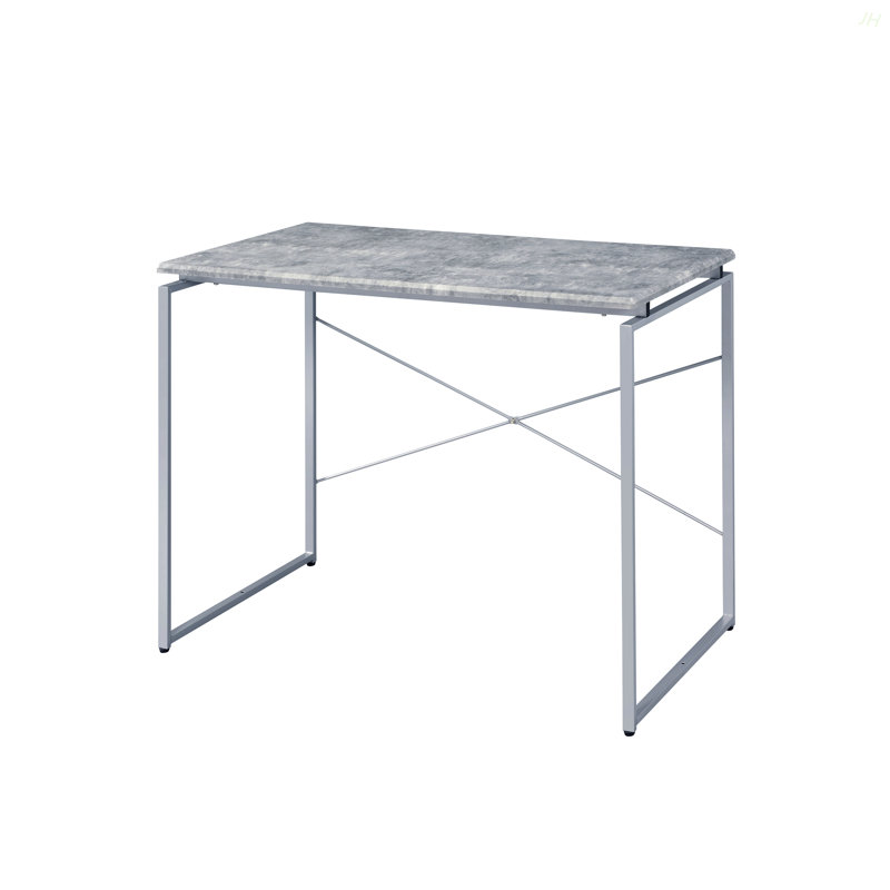 Bureau d'écriture Jurgen, Gris, Argent