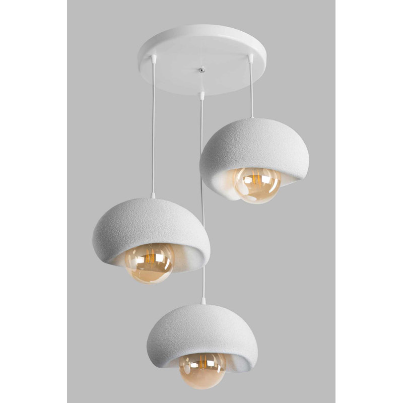 Lustre, Trois lumières, Blanc
