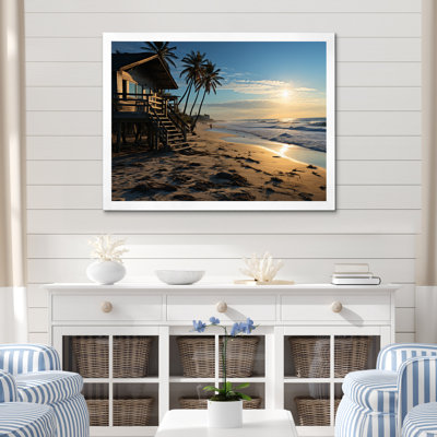 «Alicano Beach Tropical Vibes III», reproduction sur toile