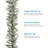 108'' in. Lighted Faux Fir Garland