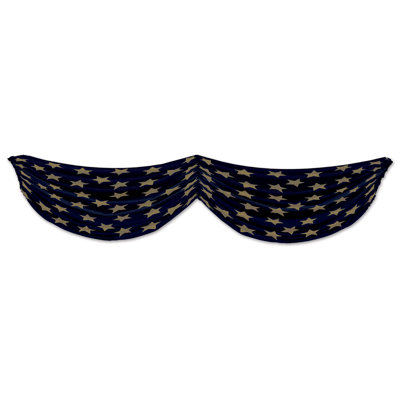 Stars Fabric Bunting - Pack of 6