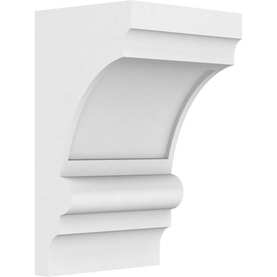 7"W x 6"D x 12"H Standard Diane Signature Urethane Corbel, Primed Tan