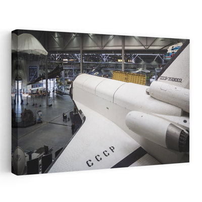 Buran In Technik Museum Speyer Speyer Rhineland-Palatinate Germany by Walter Bibikow - Wrapped Canvas Print