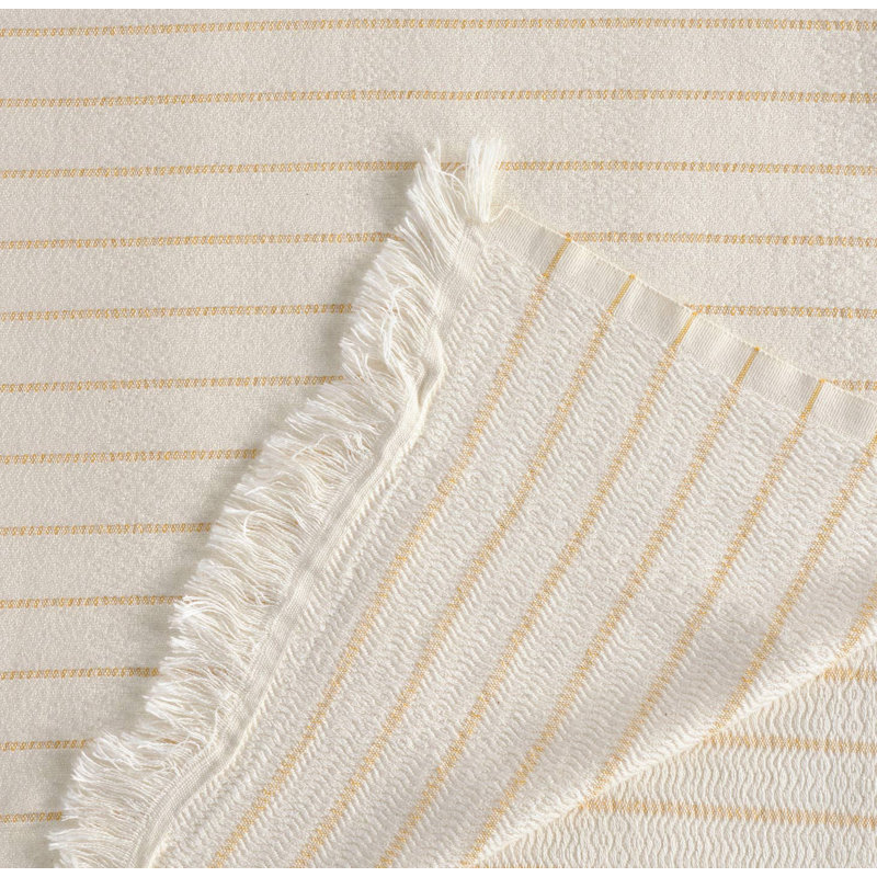 Couvre-lit Kafthan - 53% coton turc et 47% rayonne de bambou doux et respirant, Grand lit, Cadran solaire