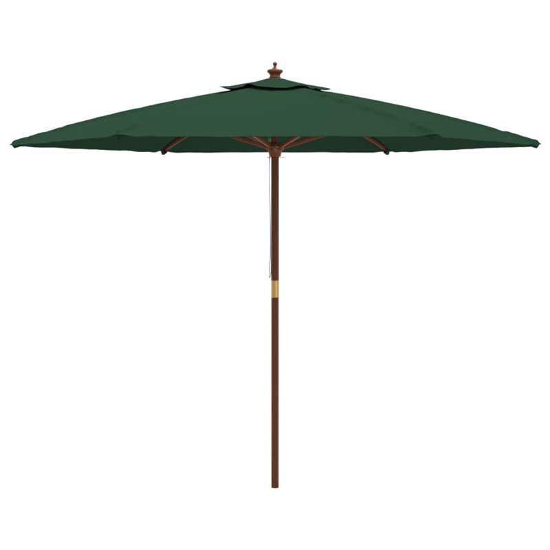 Aslyn Market Parasol, Green, 240cm H x 299cm W x 299cm D