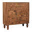 Commode Arno en bois massif – Teck, marron, 3 tiroirs