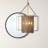 Refined Iron Round Mirror-84684136