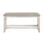 Banc de salle à manger à hauteur de comptoir Modern Farmhouse