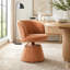 Tabouret tournant à hauteur réglable avec revêtement en chenille-131143320