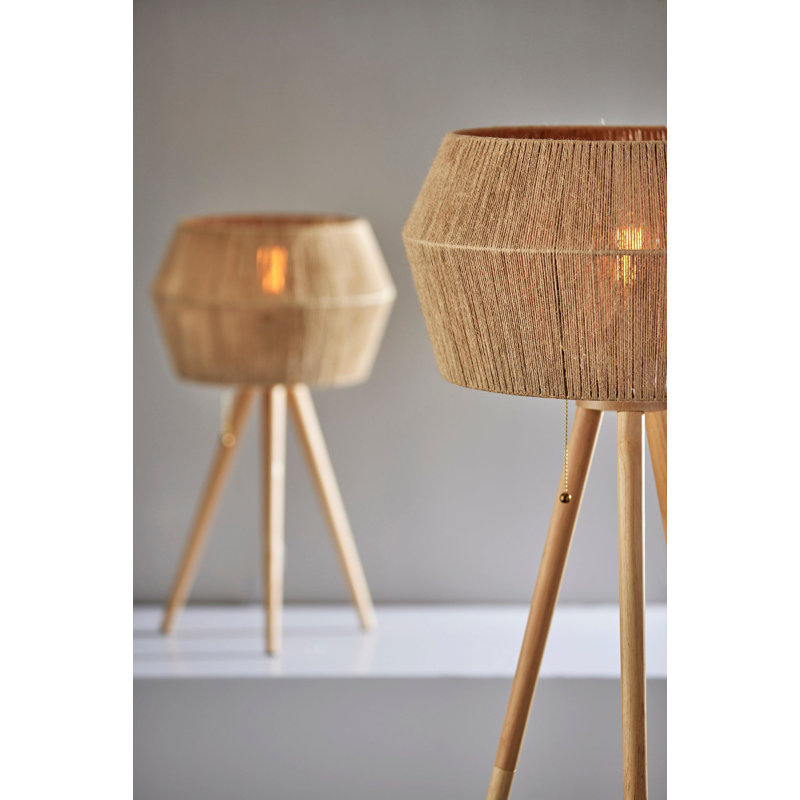 Isona 61'' Tripod Floor Lamp, Natural