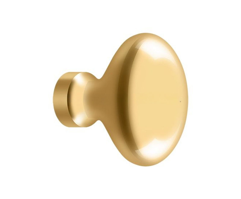 Oval Knob, PVD Polished Brass