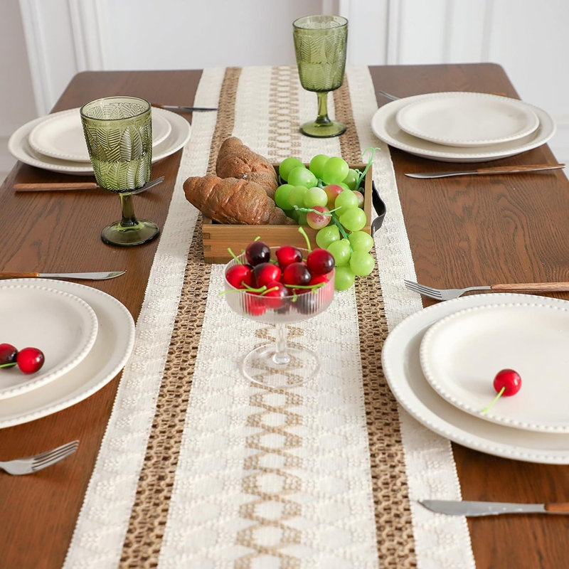 Chemin de table Boho Macrame
