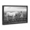 Cadre flottant avec son cheval blanc, design par Ata Alishahi