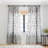 Gabriela Fuente Architecture 1pc Sheer Window Curtain Panel