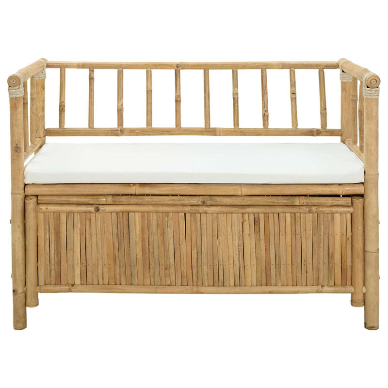 Outdoor Bench, White