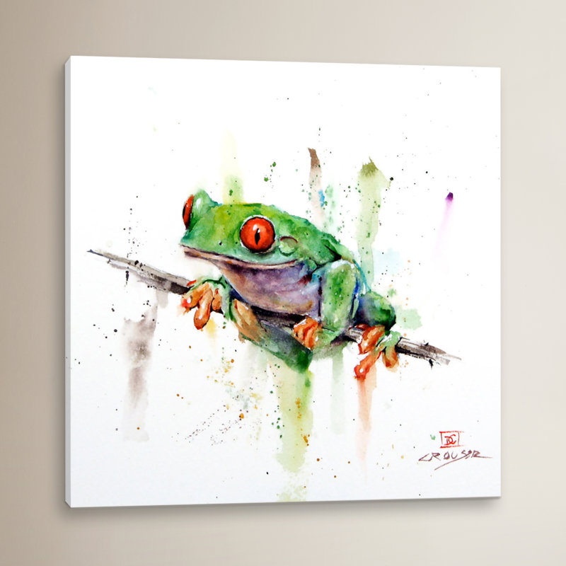 " Frog " by Dean Crouser, 12" H x 12" W x 0.75" D