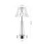 Lampe de bureau chromée 11,5 po Faycal