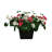 Lifelike Geranium Window Box Filler - Red-1121899502