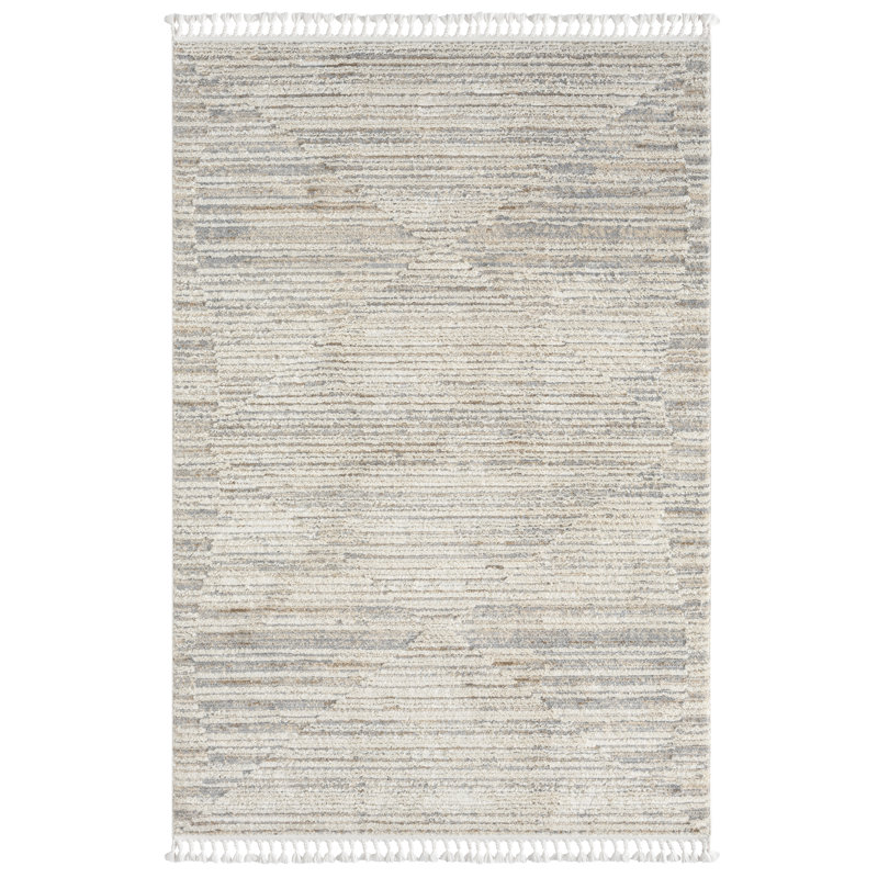 Amira cream Rug, Rectangular 200 x 290cm