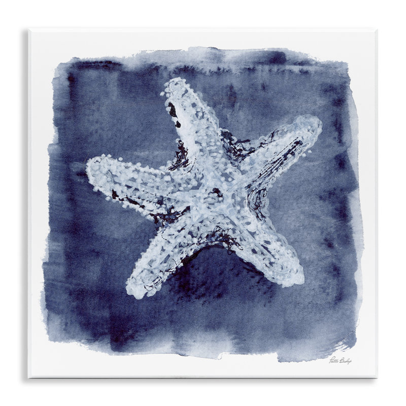 Étoile de mer, impression murale sur bois par Patti Bishop