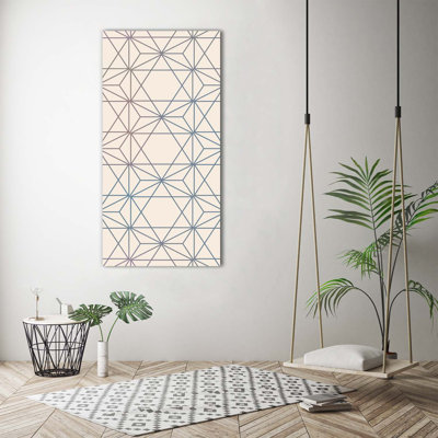 Geometric Background - Wrapped Canvas Print