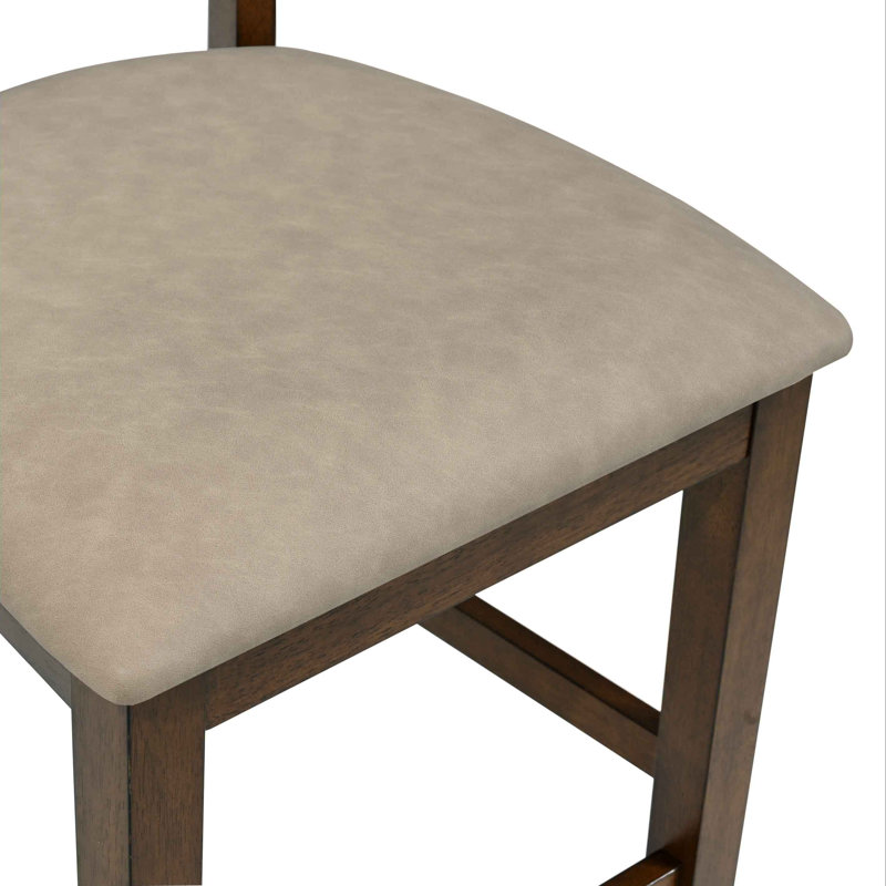 Chaise rembourrée à hauteur de comptoir Horizon