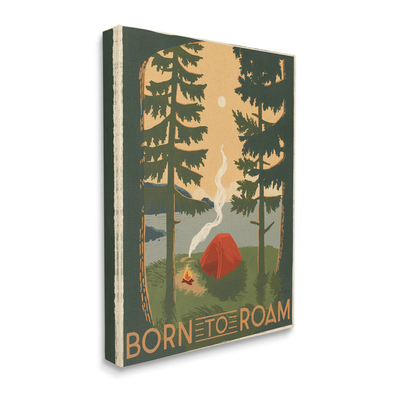 «Born To Roam Expression», art texturé surdimensionné par Janelle Penner, Toile tendue, H 48 po x l 36 po, Sans cadre