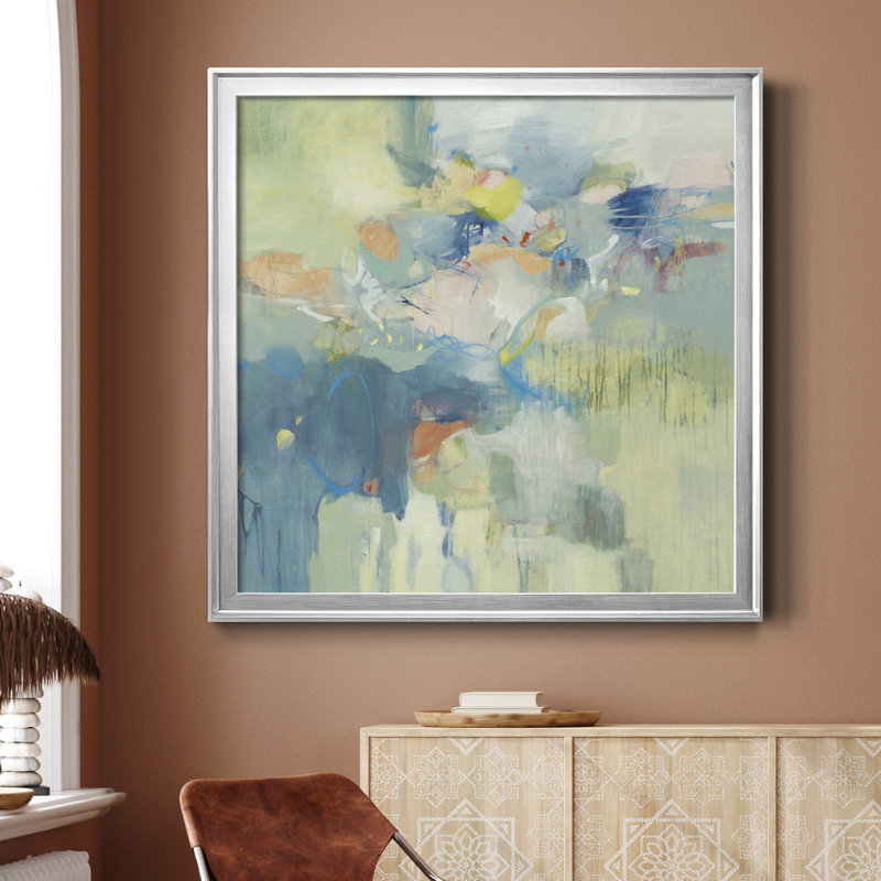 Moments with You - Cadre photo, reproduction d'art sur toile, Noyer, H 30,5 po x l 30,5 po x P 1,5 po