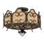 3 - Light Semi Flush Mount