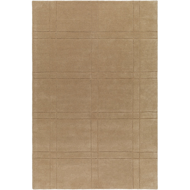 Sioeli Tan Hand Tufted Area Rug