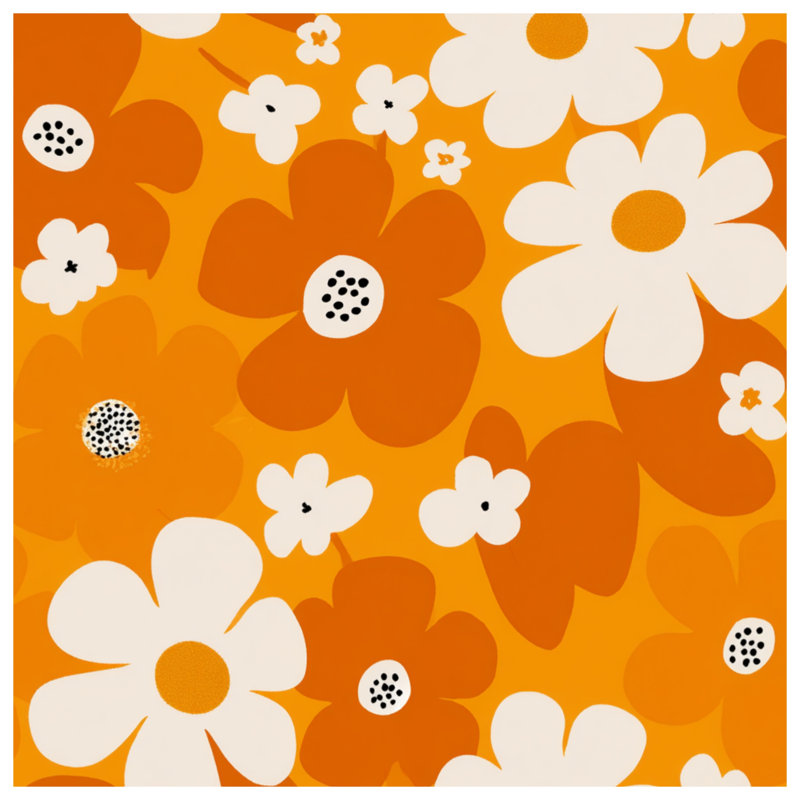 Coussin Floral, 26 po x 26 po
