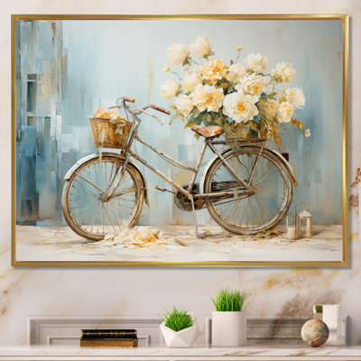 Vélo, pédalant tranquillement près de la plage VI - art mural vélo