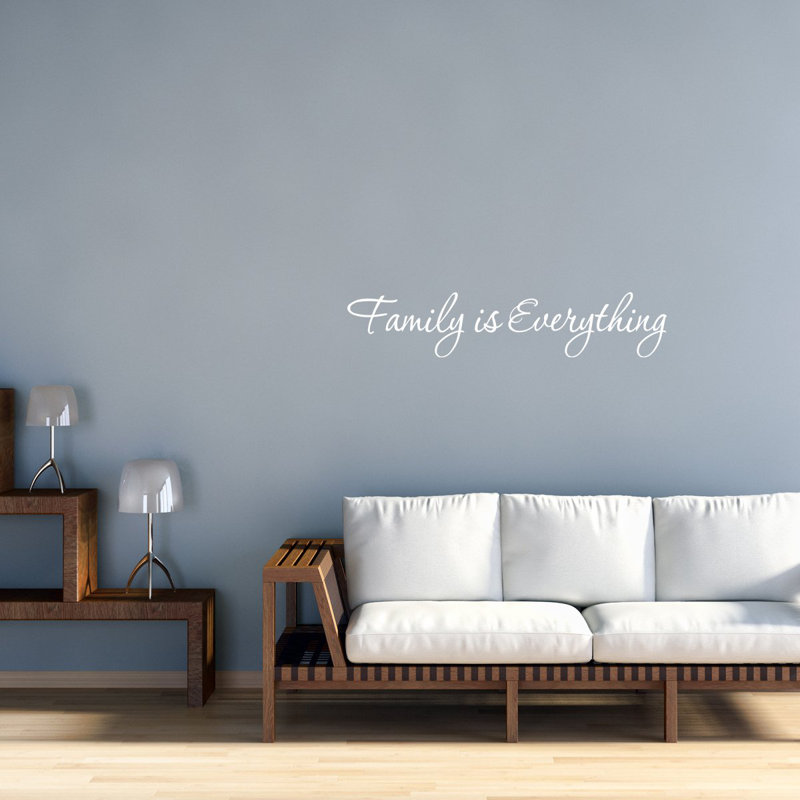 Adhésif décoratif "Family is Everything", Blanc