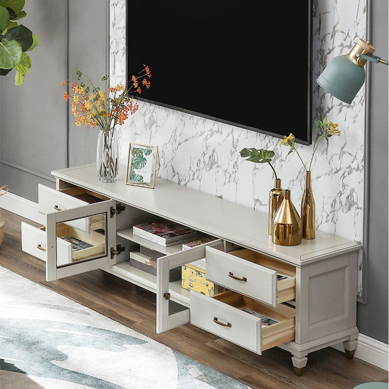 All solid wood American style TV stand