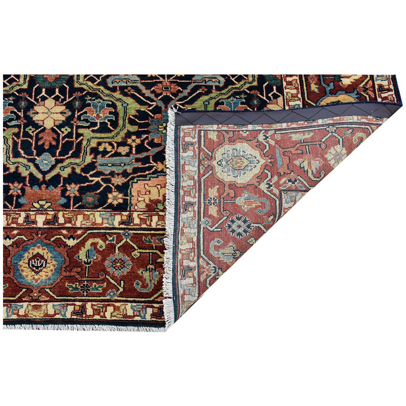 Wool Oriental Area Rug, Rectangle 9' x 12'
