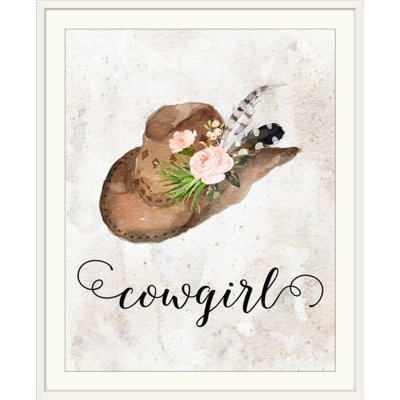 " Cowgirl Watercolor Hat " by Tara Moss