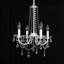 Lustre en cristal classique / traditionnel à 4 lumières de 16 pouces à intensité variable pour le salon Elinka-157685210