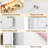 White 4-Drawer Dresser with Mirror & Crystal Knobs