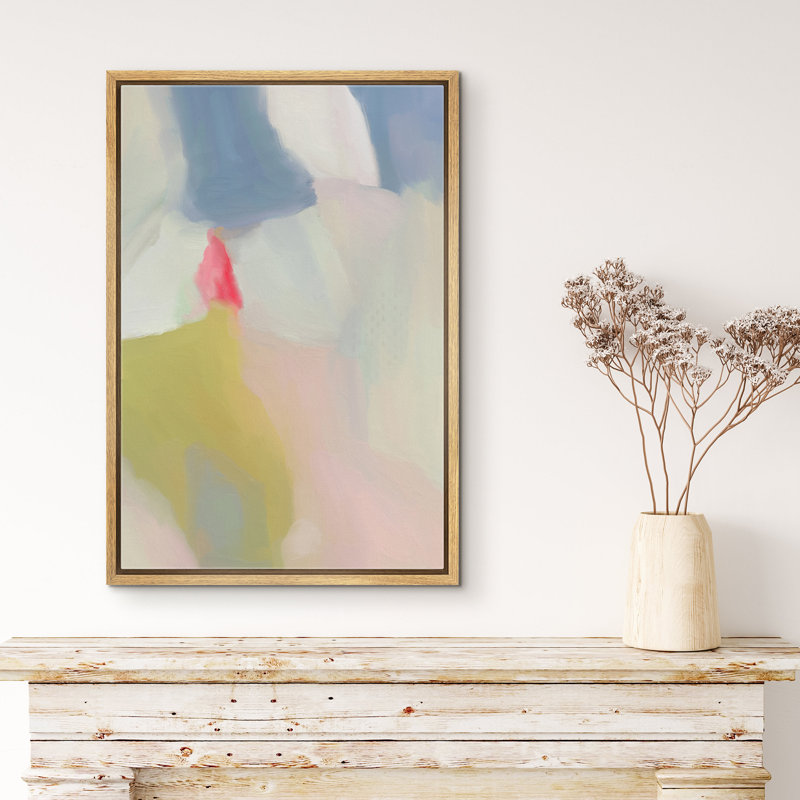Watercolor Painting, 36" H x 24" W x 1.5" D, Brown
