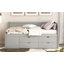 Lit de jour simple avec tiroirs et tablettes-1580756487