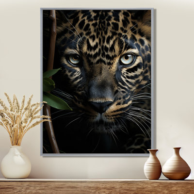 «Knoa Cheetah Portrait Silent Stalk I», art mural sur toile léopard
