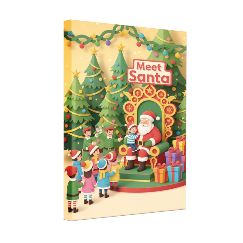 Cadeaux de Noël à la rencontre des elfes de Noël, H 18 po x l 12 po