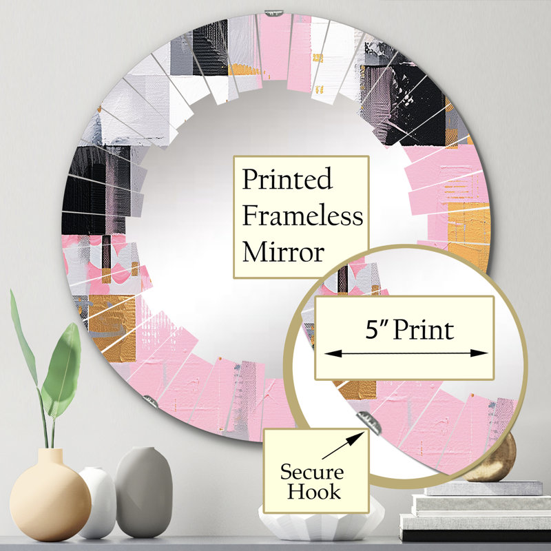 Miroir mural Wiepie, 24 po x 24 po