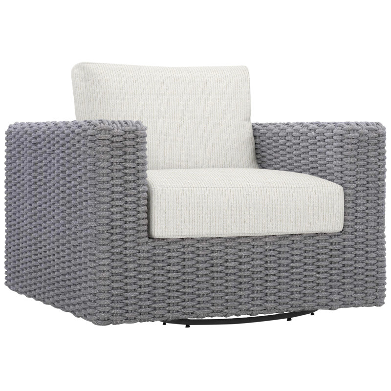 Capri Outdoor Swivel Lounge Chair, Cream Outdoor Poly 6070-002