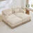 Deep Seat Modular Sofas, Chenille Contemporary Loveseat For Home